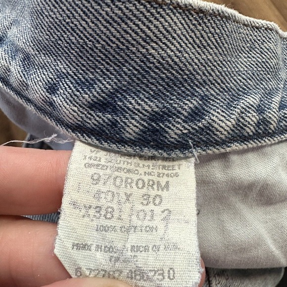 Wrangler Jeans Men Size 38 Blue Hero Original Mid Rise Zip‎ Workwear Denim - Picture 10 of 12